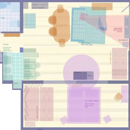 公寓 Highest Terrace Center. Comfort & View *